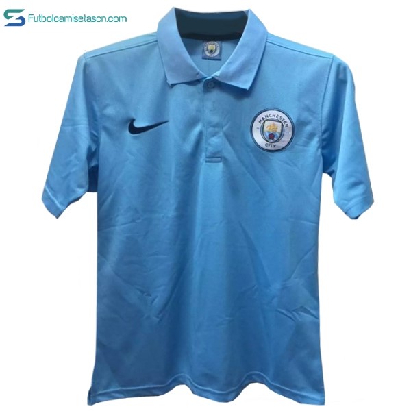 Polo Manchester City 2017/18 Azul